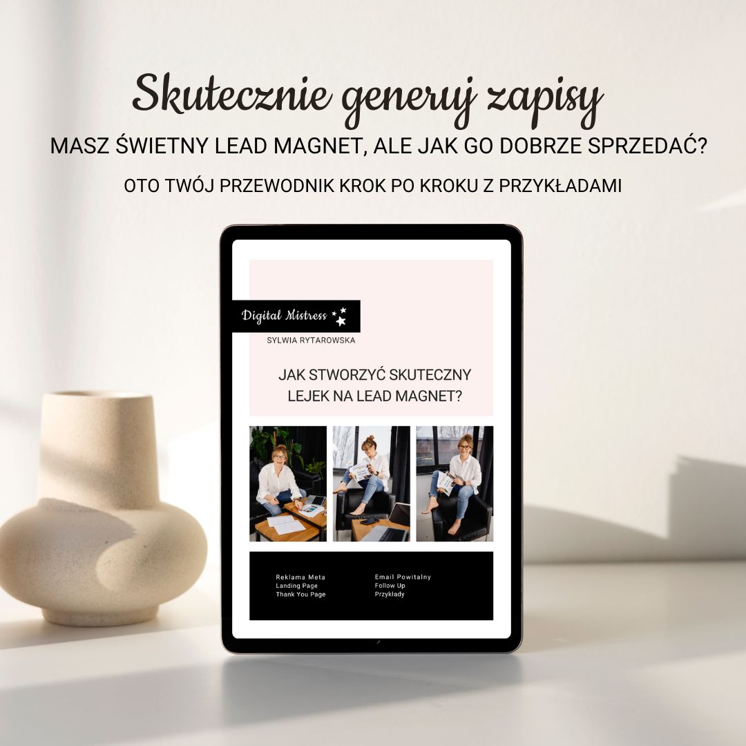 Wideobook „Lejek na Lead Magnet” – Opcja Podstawowa