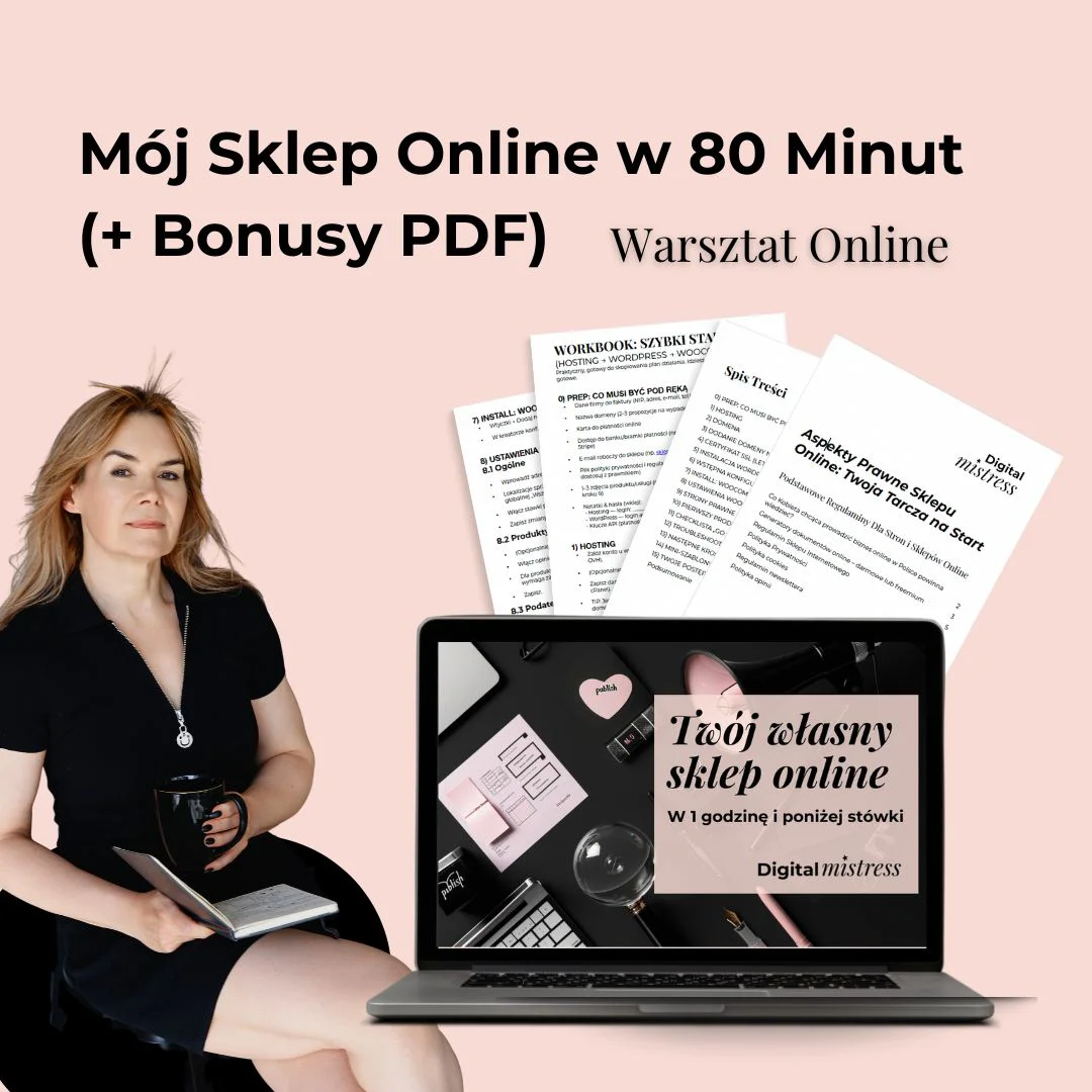 Warsztat: Mój Sklep Online w 80 Minut